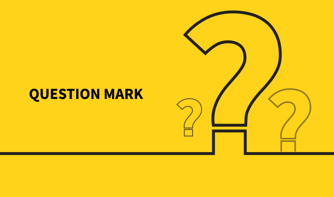 疑問?