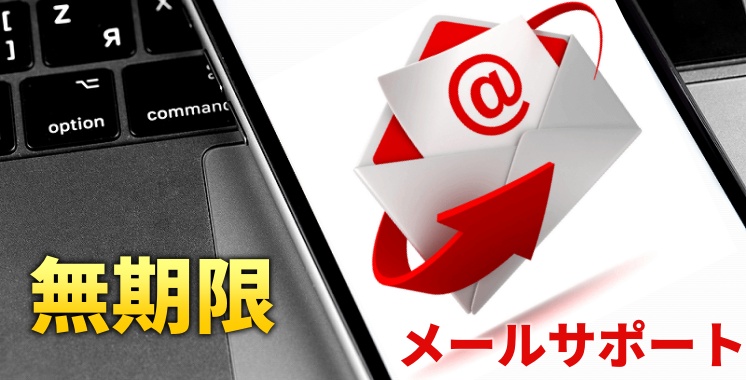 無期限メールサポート